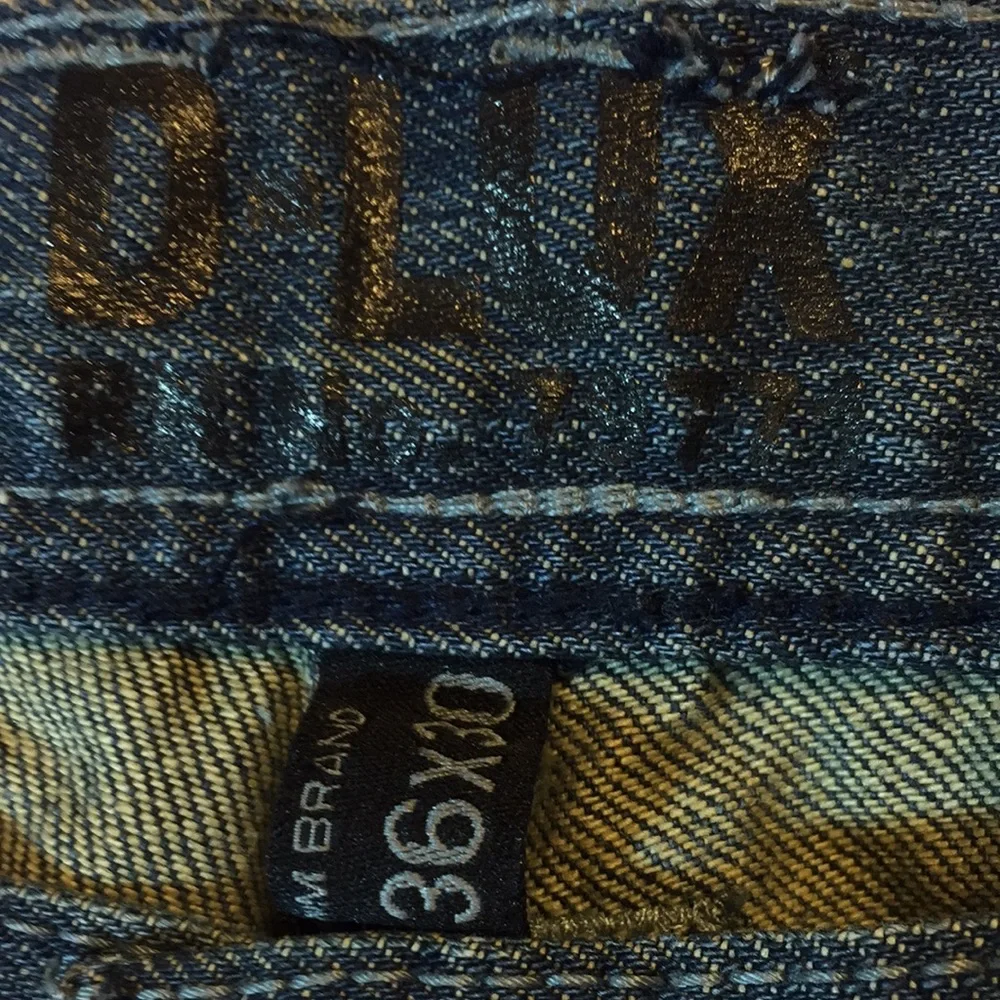 D-Lux Denim Slim Fit Jeans Size 36x30